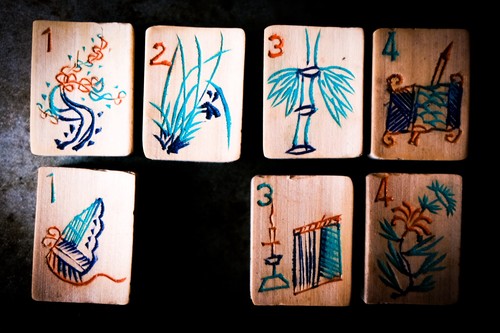 Vintage mahjong complete tile - vintage,