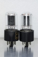 2x RAYTHEON 6SN7GT Valves