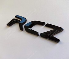 Glossy Shiny Black Metal Car Rear Boot Badge Emblem for Peugeot 208 RCZ Letters