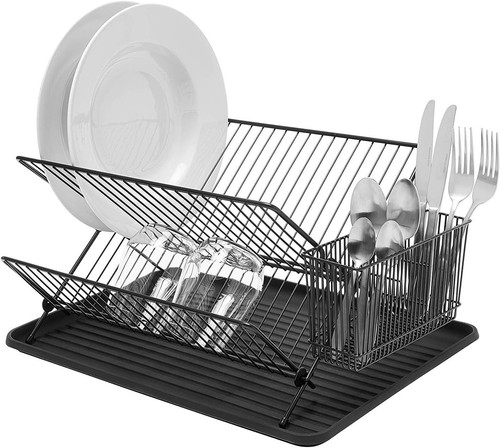Elegant foldable dish drainer - elegant,
