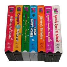 (7) Vintage Barney & Friends