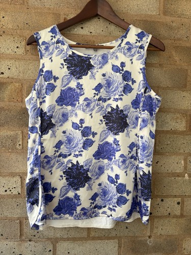 Laura ashley blue - and, white