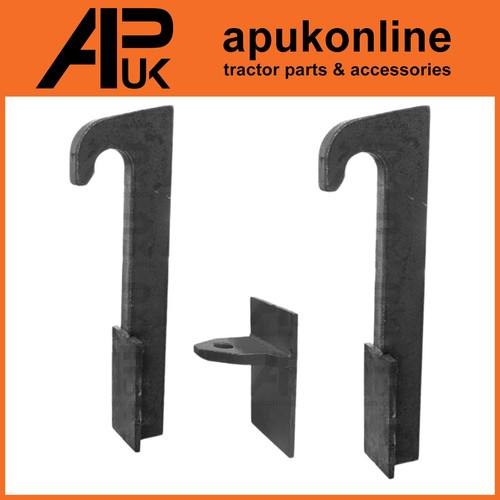 Loader brackets weld on - brackets, lh/rh
