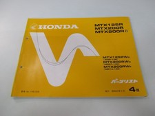Honda MTX125R MTX200R II Parts