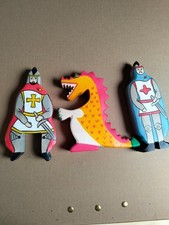 Holztiger Action Figures - Dragon and Two Knights Bogatyr - Waldorf Toys