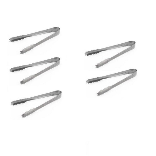 Stainless steel ice tongs - stainless,