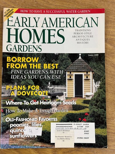 Early american homes - american,
