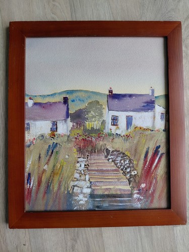 Original vintage watercolour - original,