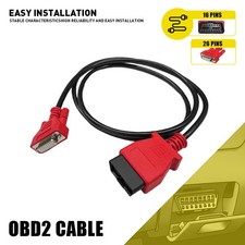 Black Red 16Pin To 26Pin OBD2