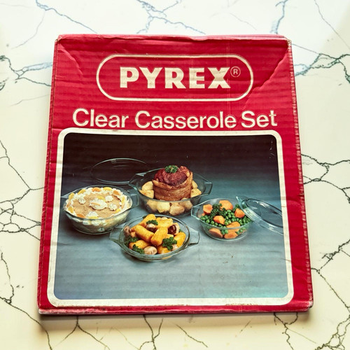 Vintage pyrex england clear - pyrex,