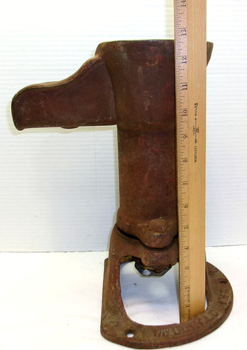 Vintage mcdonald mfg cast - mfg, iron