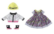 Baby Born Deluxe Scooter Outfites Doll Dress with Jacket, Hat and Boots for 