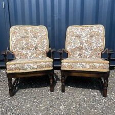 2 Matching 1960s Elm Wood