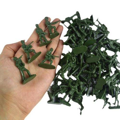 360pcs green plastic army men - 360pcs,