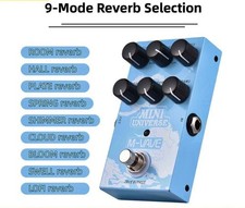 NEW M-VAVE 9 Mode Reverb Pedal - highly versatile Reverb unit for Guitar or Bass
