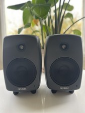 Genelec 8030C Active Studio Monitors, Dark Grey, Pair, Boxed