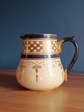 Antique Gaudy Welsh Jug 17cm