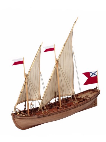 Double boat wooden ship - double,