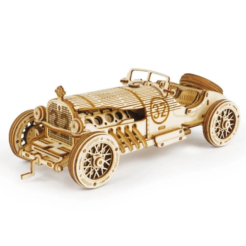 Wooden car puzzle diy model - wooden,