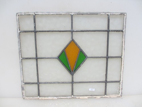 Antique stained glass window - stained,