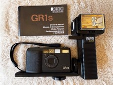 Ricoh GR1s Camera with origonal Manual and Starblitz Flash