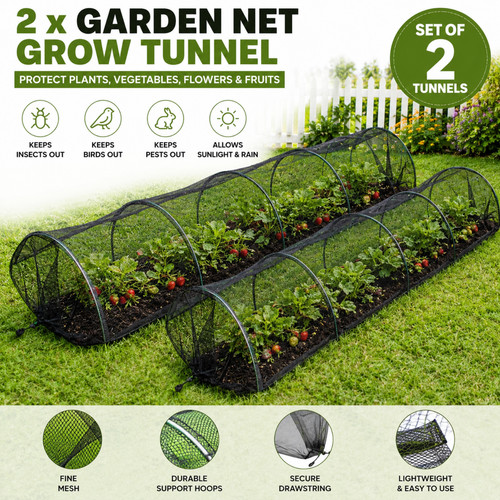 Garden net grow tunnel - grow,