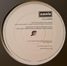 Oasis Columbia Demo Single Sided Promo UK 2004 Big Brother NM 12"