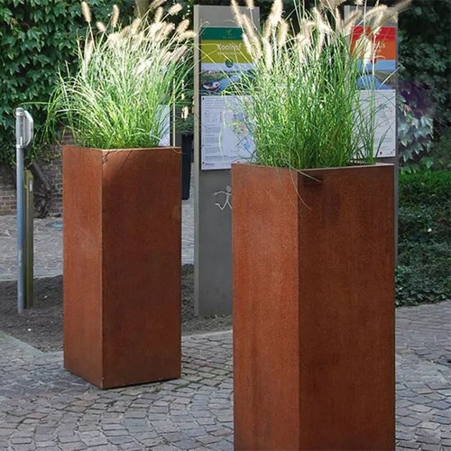 60cm tall metal planter garden - tall,