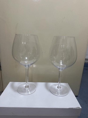 Large crystal red wine - crystal, glasses