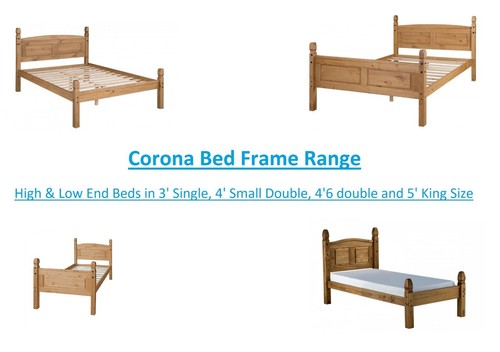Corona bed frame - bed,