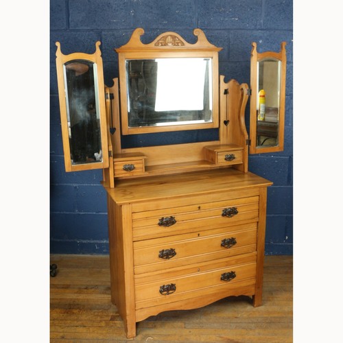 Victorian art nouveau walnut - a,