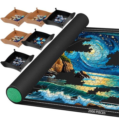 Rubber jigsaw puzzle mat roll - rubber,