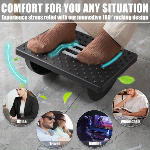 Rolling massage foot stool - massage,