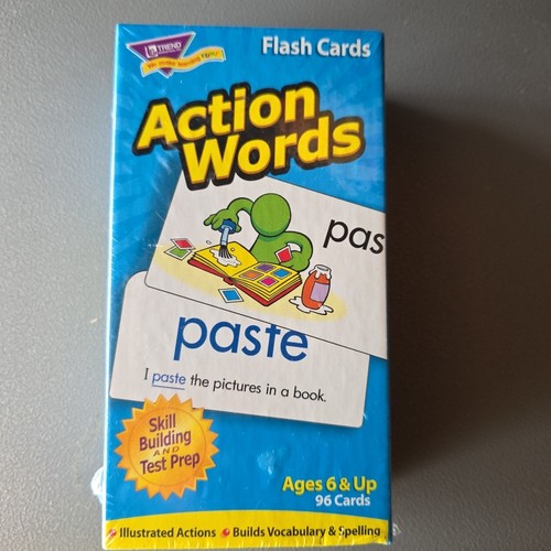 Action words skill drill - words,