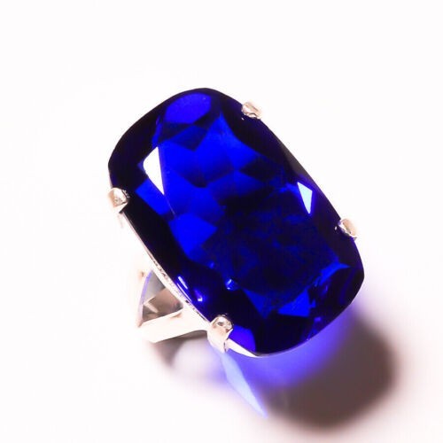 Blue tanzanite gemstone 925 - blue,