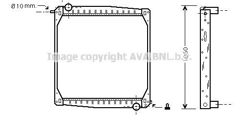 Audi coupe radiator - radiator, man