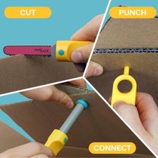 Makedo Cardboard Construction Tool Kit Creative Preschool Early Learning Toy NEW