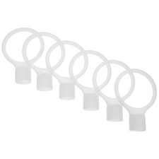  6pcs Flexible Plastic Traffic Cone Connectors Replacement Safety Barrier Pole