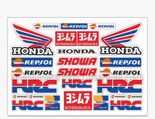 HRC Tank Helmet Racing Decal