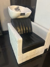 HAIR SALON BACKWASH SHAMPOO CHAIR WHITE 