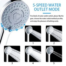 5 Mode Shower Head Bath High