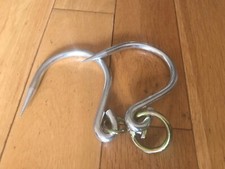 2x  Stainless Steel Pork Hook Butcher Meat Hooks Carcass Hanging CD31