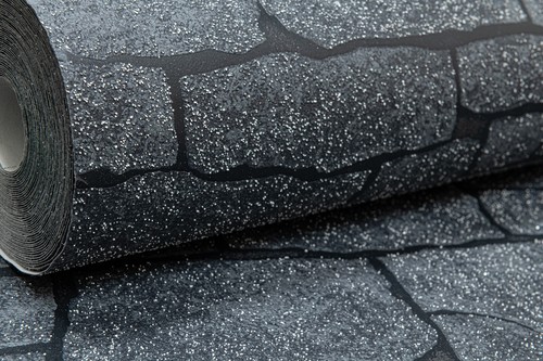 Black silver grey glitter - black,