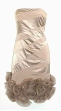 Karen Millen Champagne  Cocktail Dress Brand New WTs RRP €200 Party Size 12 UK 