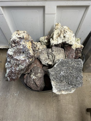 Different size lava rock - different,