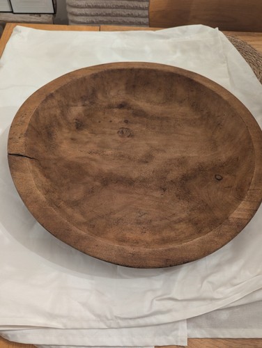 Antique wood dough - wood, one
