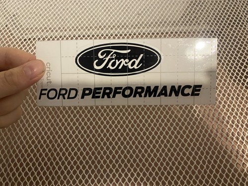 Ford performance vinyl car - ford,
