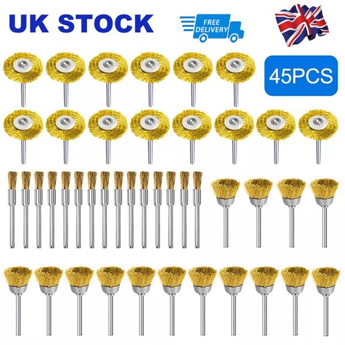 45x wire brush brass coated - 45x,