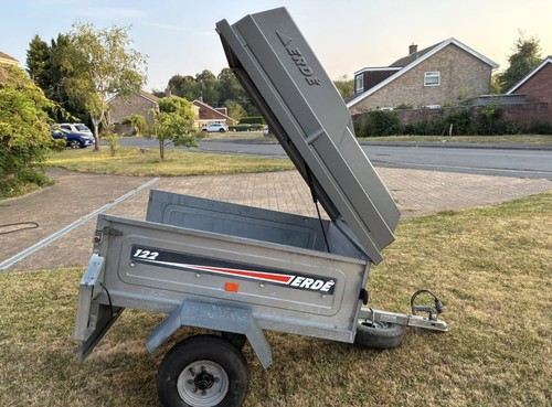 Erde 122 trailer with hard - trailer,