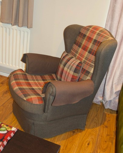 Comfy wingback armchair - , with